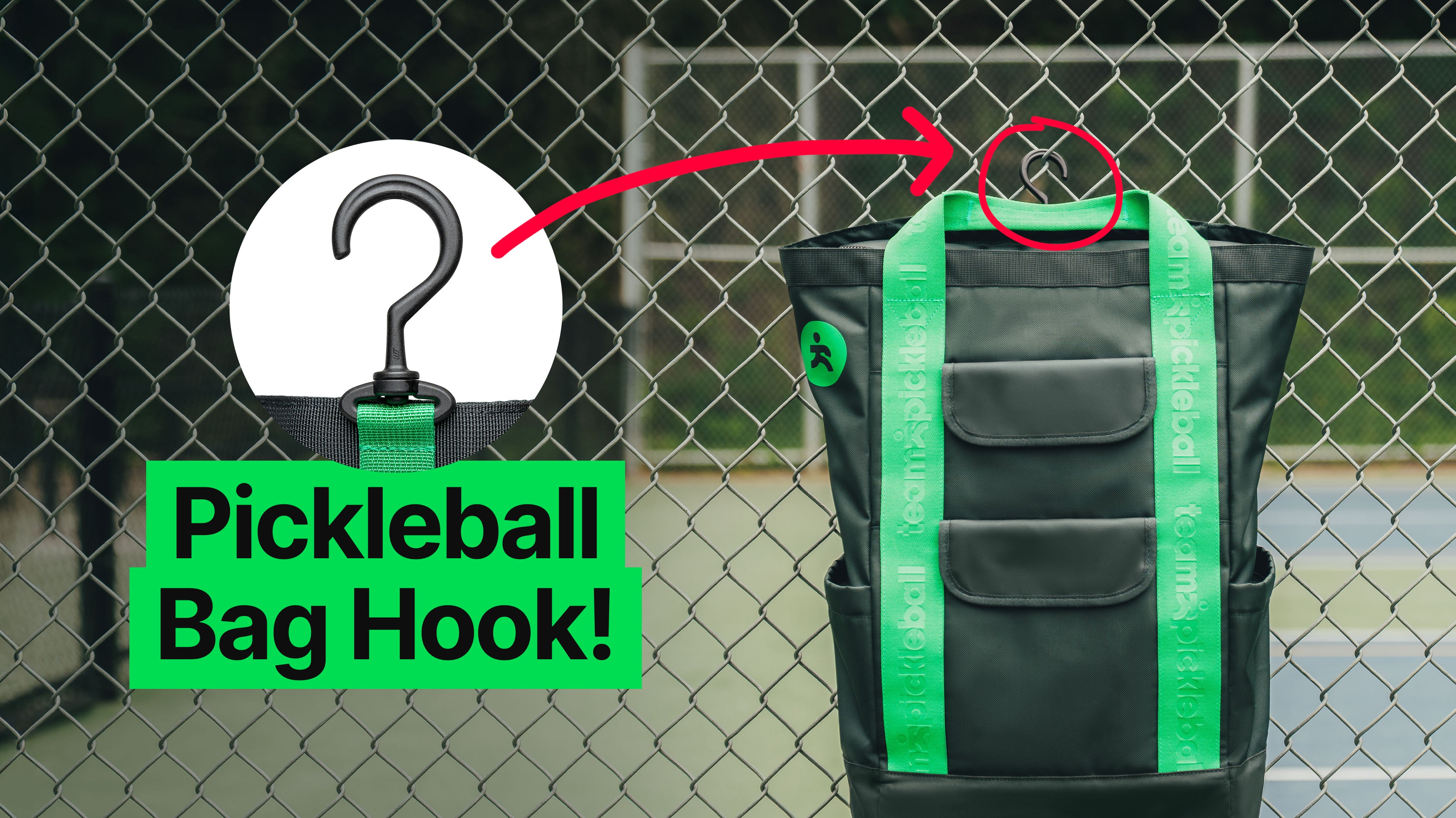 Effortless Hanging: Built-In Hooks on the RePlay Pickleball Bag and Backpack